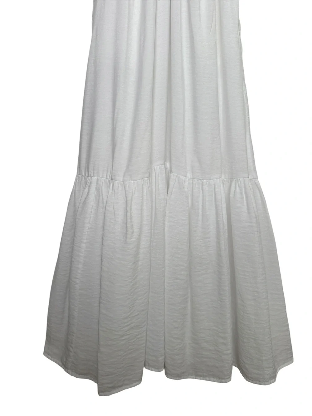 Abercrombie & Fitch White Cutout Maxi Dress